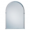 "Holborn" 480mm(w) x 673mm(h) Traditional Arched Bathroom Mirror (Chrome Frame)