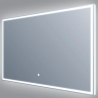 "Luxe" 800mm(W) x 600mm(H) LED Rectangular Bathroom Mirror (Demister & On/Off Touch)
