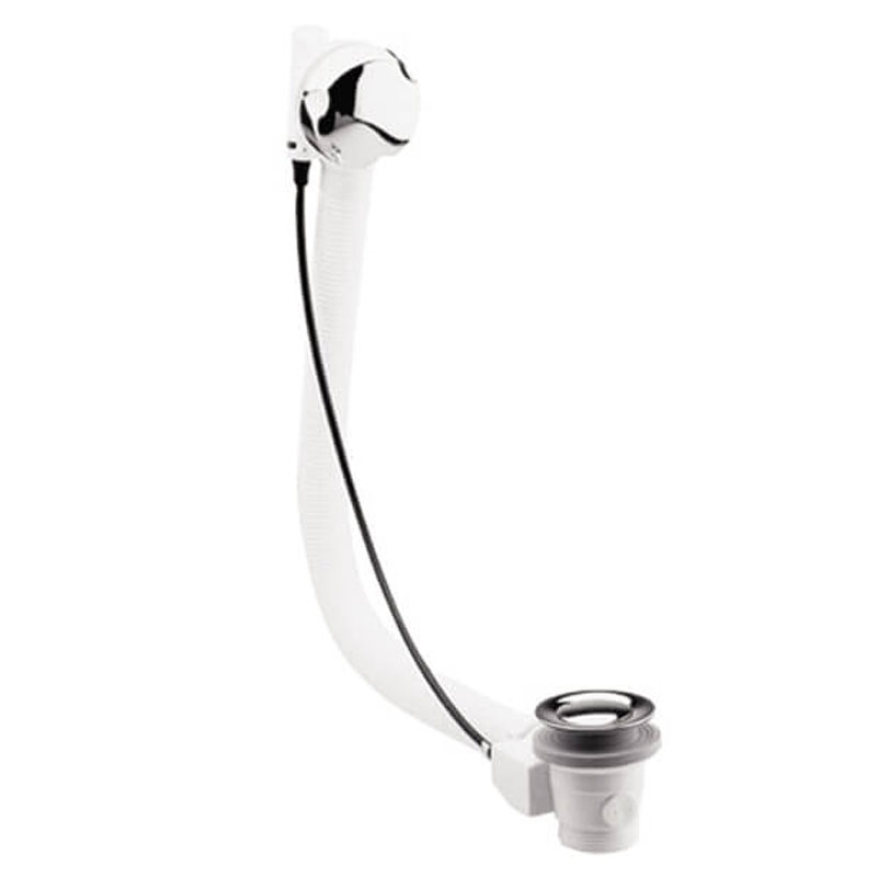 Chrome Bath "Pop up" Waste (Suitable for baths up to 10mm Thick)