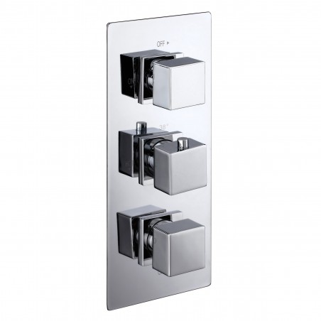 Cube Chrome 3-Way Concealed...