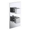 "Cube" Chrome 1-Way Concealed Thermostatic Shower Valve