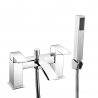 "Pure" Chrome Bath Mixer Tap & Hand Shower