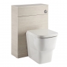 "Vitale" 600mm(w) x 840mm(h) x 250mm(d) Light Oak Toilet Unit (No WC Included)