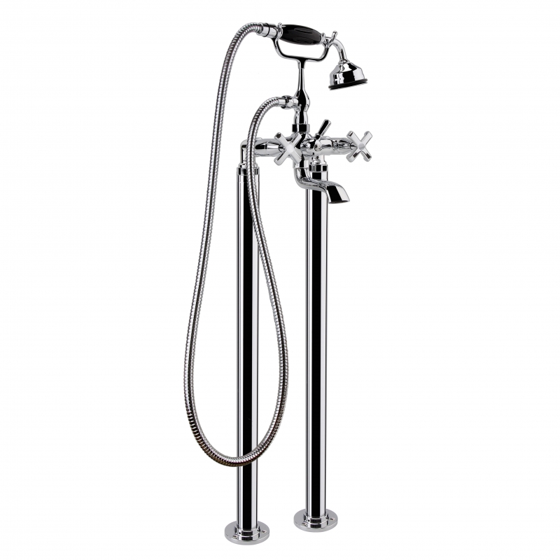 Holborn "Chancery" Freestanding Bath Shower Mixer With Stand Pipes