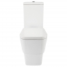 "Cubix" 350mm(W) X 830mm(H) Close Coupled - Flush to Wall Toilet (Includes Soft Close Seat)
