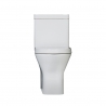 "Resort" 370mm(w) x 790mm(h) Mini Closed Coupled - Flush To Wall Toilet (Includes Soft Close Seat)