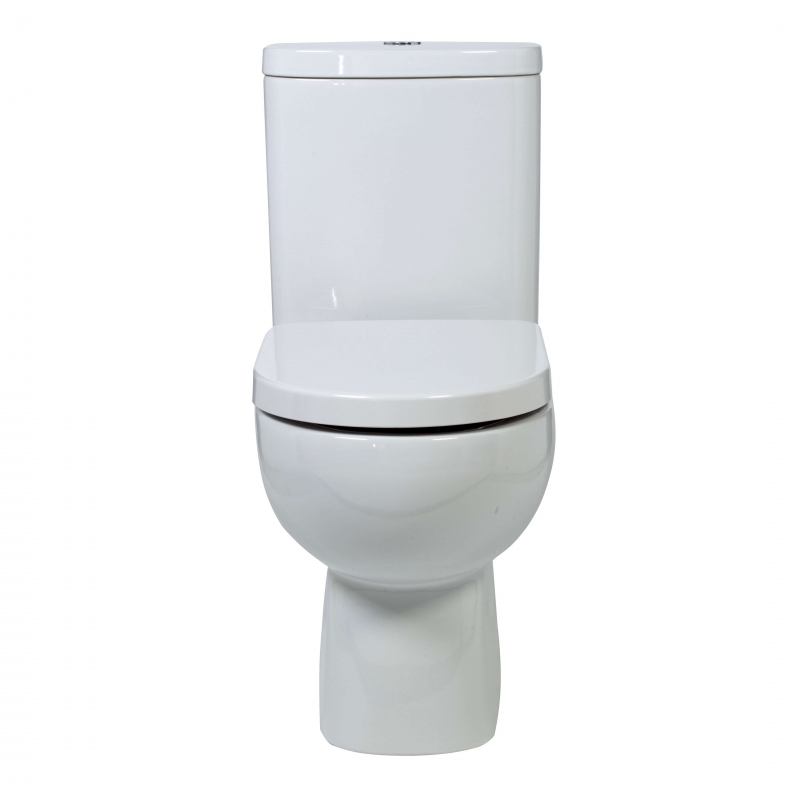 "Tonique" 373mm(W) X 830mm(H) Close Coupled - Flush to Wall Toilet (Includes Soft Close Seat)