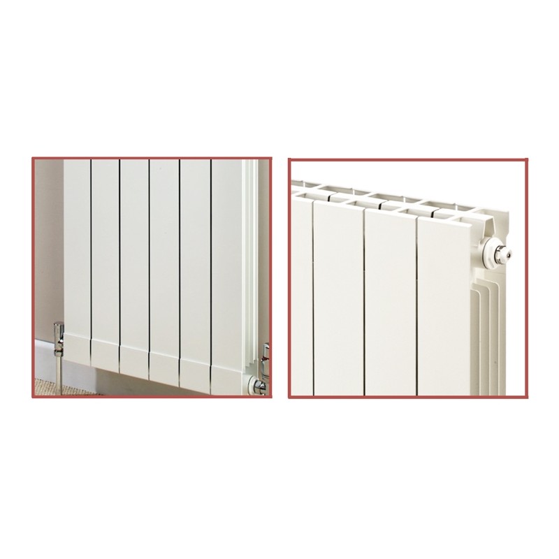 268mm (w) x 1446mm (h) Trojan White Aluminium