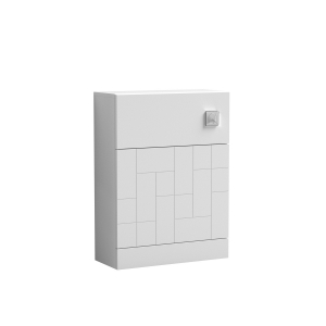 Blocks Satin White 600mm Toilet Unit