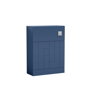 Blocks Satin Blue 600mm Toilet Unit