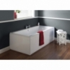 Square Double Ended Bath 1700mm x 700mm - Insitu