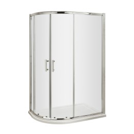 Pacific 6mm Offset Quadrant Shower Enclosure with Square Handles