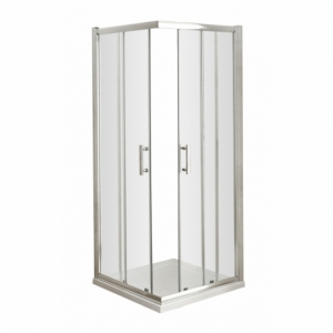 Pacific 6mm Corner Entry Shower Enclosure with Square Handles