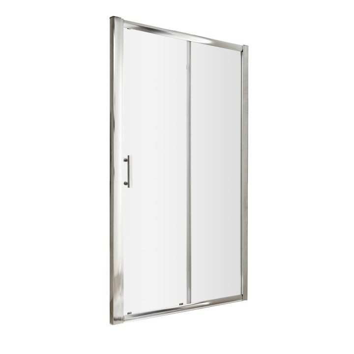 Pacific Single Sliding Shower Door with Square Handle