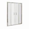 Pacific Double Sliding Shower Door with Round Handle