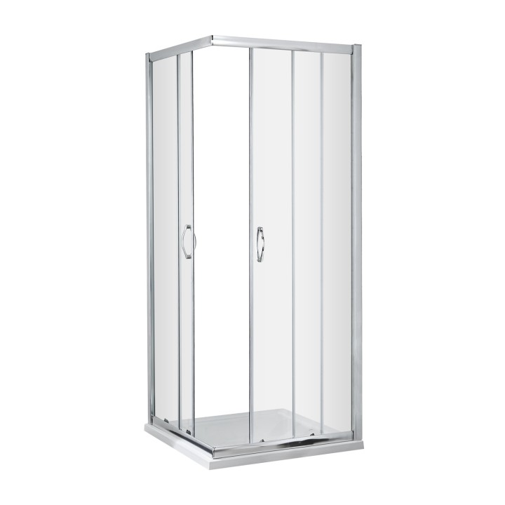 Ella 5mm Corner Entry Shower Enclosure with Curved Handle