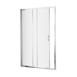 Ella 5mm Single Sliding Shower Door with Curved Handles