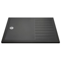 Slate Grey Rectangular Walkin Shower Tray 1400mm X 800mm