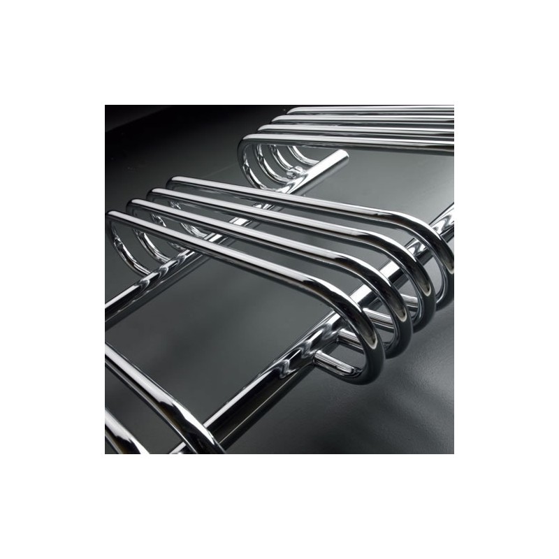 500mm (w) x 900mm (h) Single Heat Neath Chrome Towel Rail