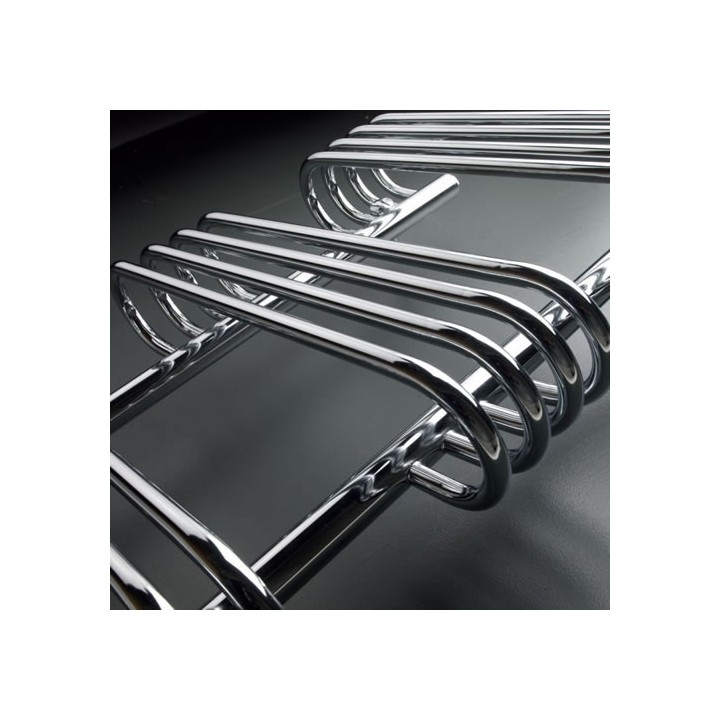 500mm (w) x 900mm (h) Single Heat Neath Chrome Towel Rail