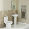 "Compact" 360mm(w) x 765mm(h) Close Coupled Toilet - Insitu