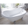 Holborn "Camden" 1500mm(L) x 750mm(W) White Traditional Freestanding Single Ended Bath - Insitu