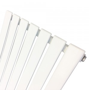 "Corwen" White Electric Flat Panel Vertical Radiators (9 Sizes - Single Heat or Thermostatic Option)