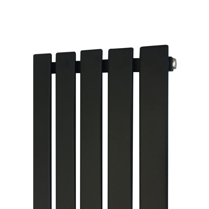 Corwen Black Radiator 360mm Wide - Close up