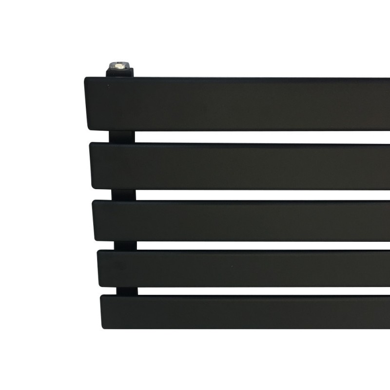 Corwen Black Radiator 360mm High - Closeup