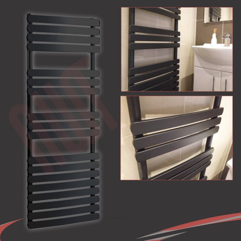 500mm (w) x 1200mm (h) Castell Chrome Heated Towel Rail