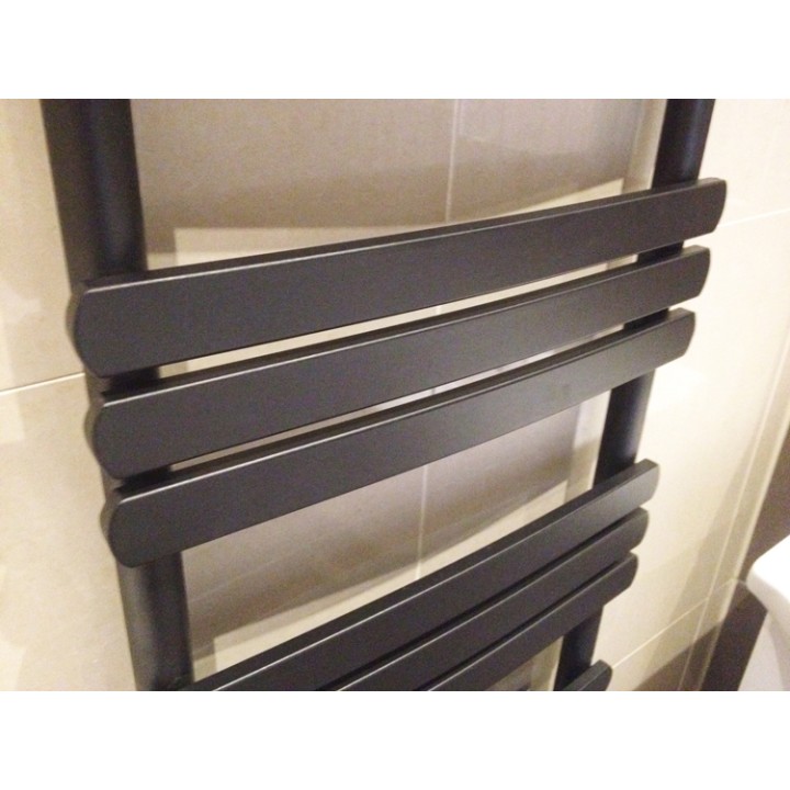 500mm (w) x 1200mm (h) Castell Chrome Heated Towel Rail