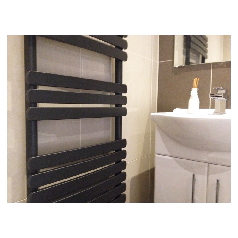 500mm (w) x 1200mm (h) Castell Chrome Heated Towel Rail