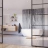 Grey Volterra Gloss Marble - Showerwall Panels - Insitu