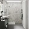 Calacatta Marble - Showerwall Panels - Insitu
