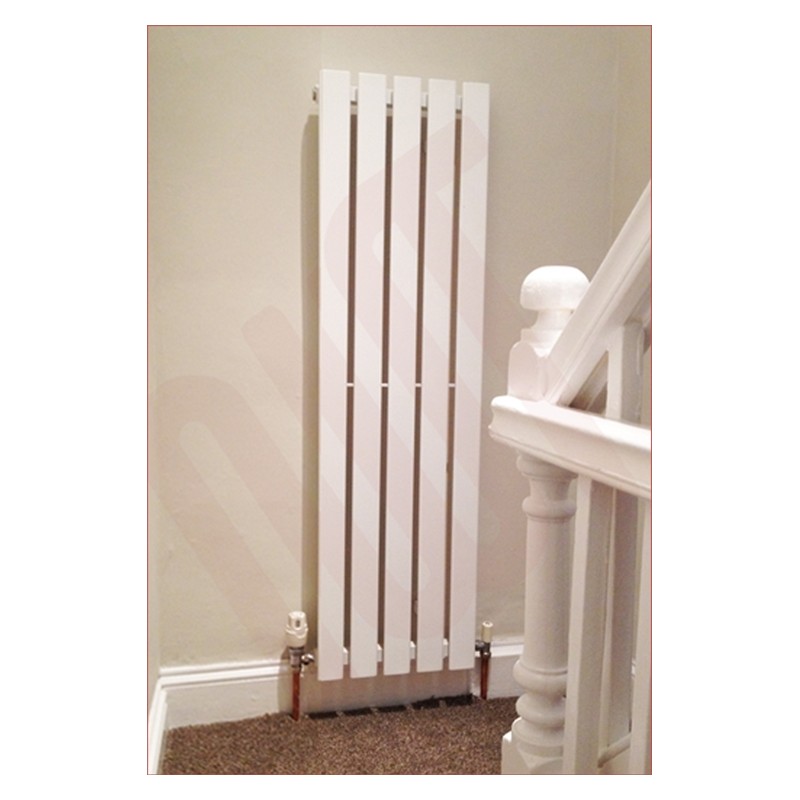 360mm (w) x 1250mm (h) Corwen White Vertical Radiator