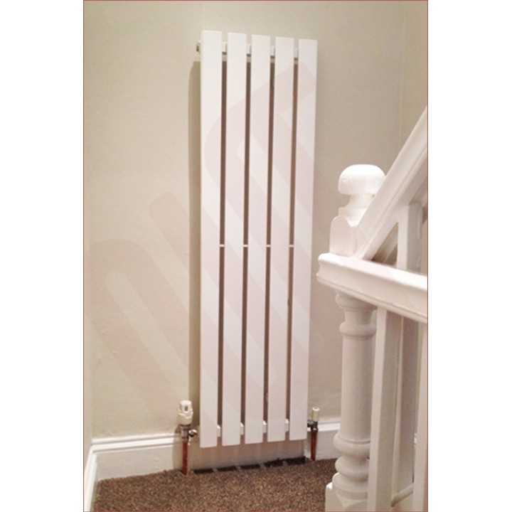 360mm (w) x 1250mm (h) Corwen White Vertical Radiator