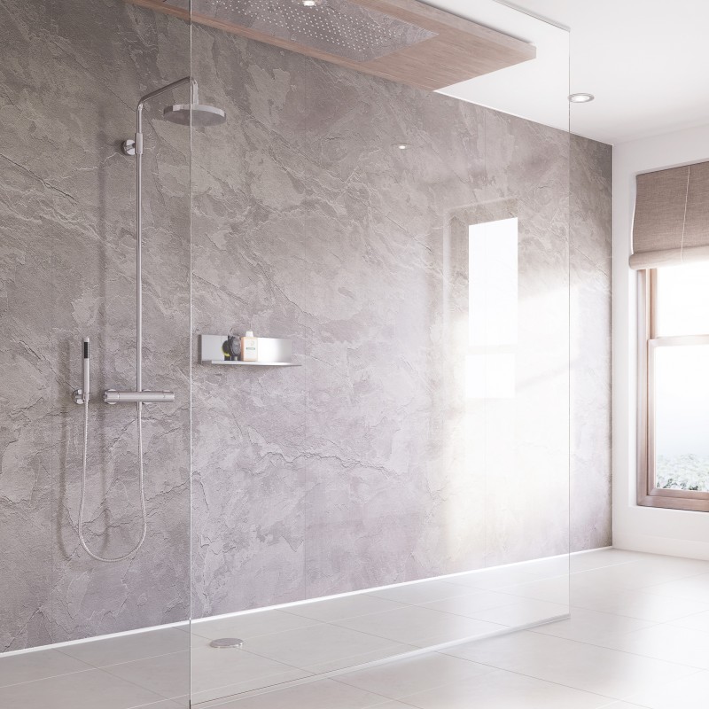 Moonstone - Showerwall Panels - Insitu