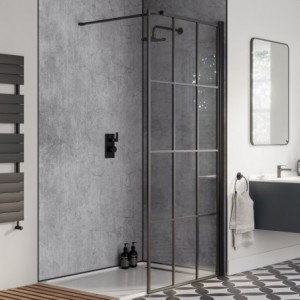 Cracked Grey - Showerwall Panels