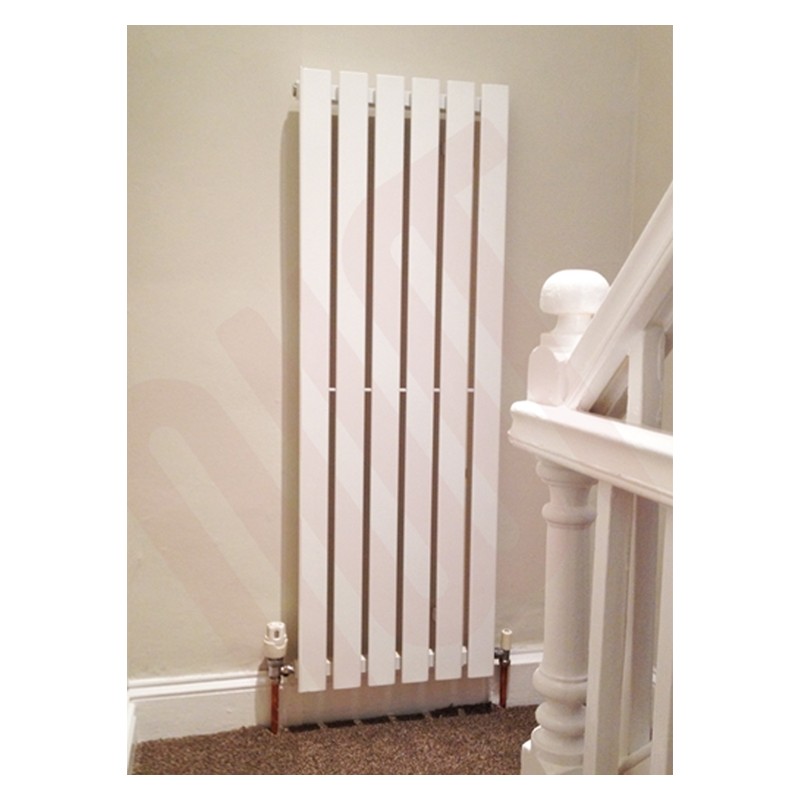 440mm (w) x 1250mm (h) Corwen White Vertical Radiator