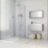 Positano Grey Terrazzo - Showerwall Panels - Insitu