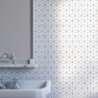 Geo Cube Patterned Acrylic - Showerwall Panel - Insitu
