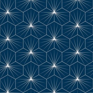 Sapphire Starlight Patterned Acrylic - Showerwall Panel - Swatch