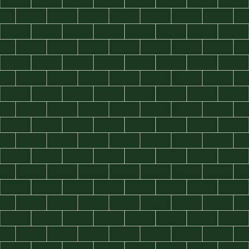 Emerald Subway Patterned Acrylic - Showerwall Panel - Swatch