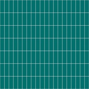 Teal Vertical Tile Patterned Acrylic - Showerwall Panel - Swatch