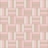 Marshmallow Square Parquet Acrylic - Showerwall Panel - Swatch