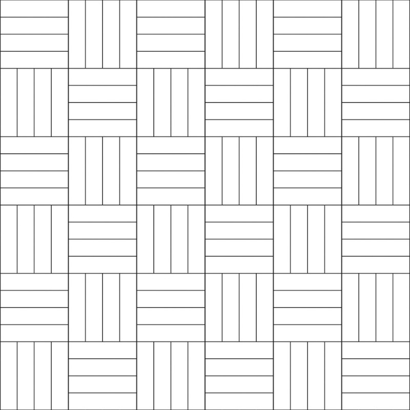 White Square Parquet Acrylic - Showerwall Panel - Swatch