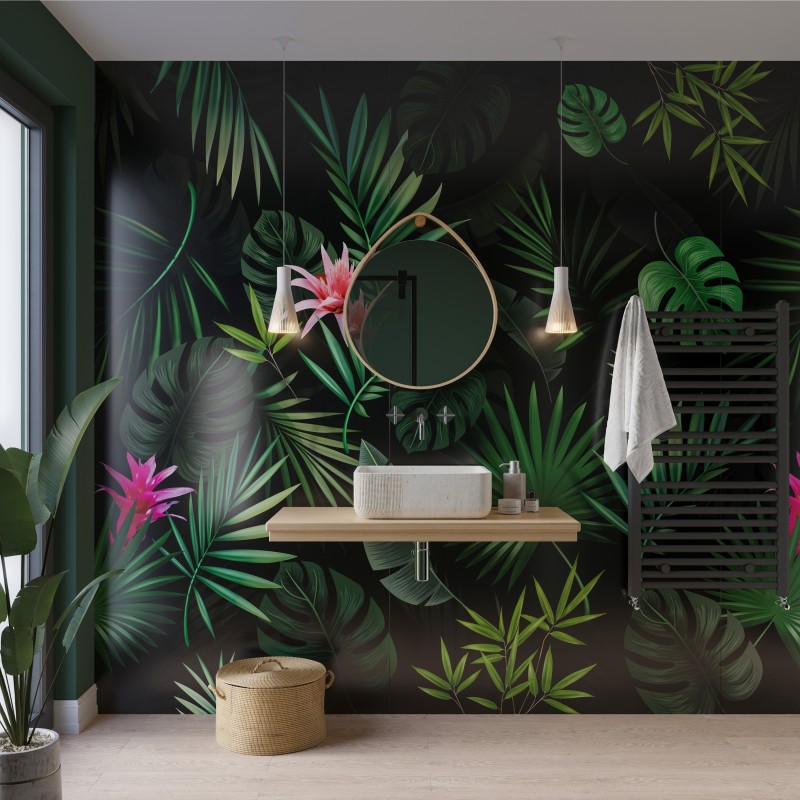 Bromelia Acrylic - Showerwall Panel - Insitu