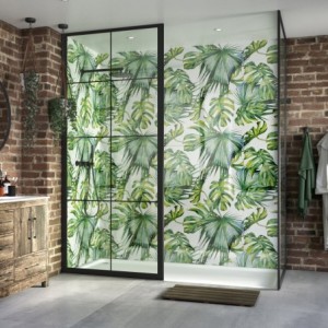 Botanical Acrylic - Showerwall Panel