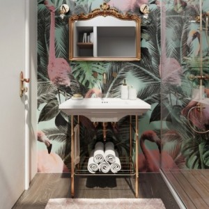 Flamingo Acrylic - Showerwall Panel