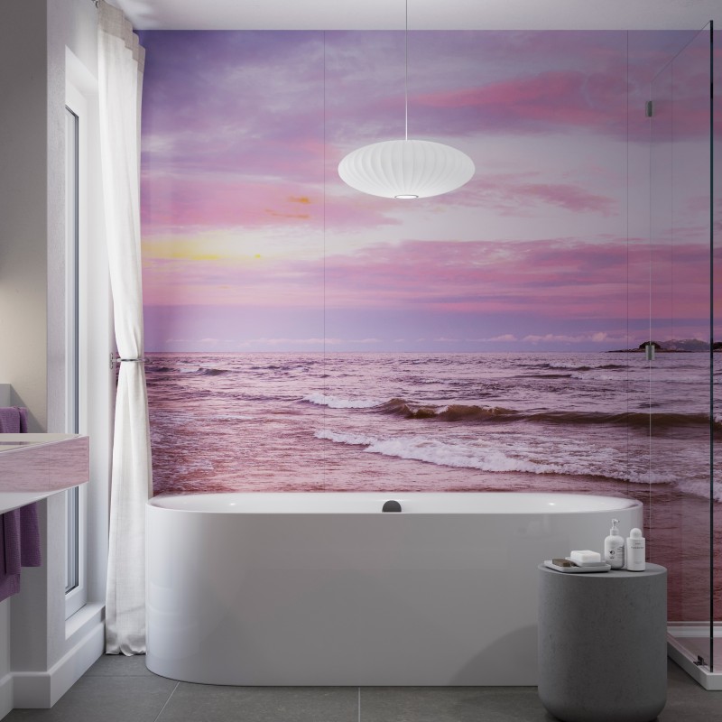 Escape Acrylic - Showerwall Panel - Insitu